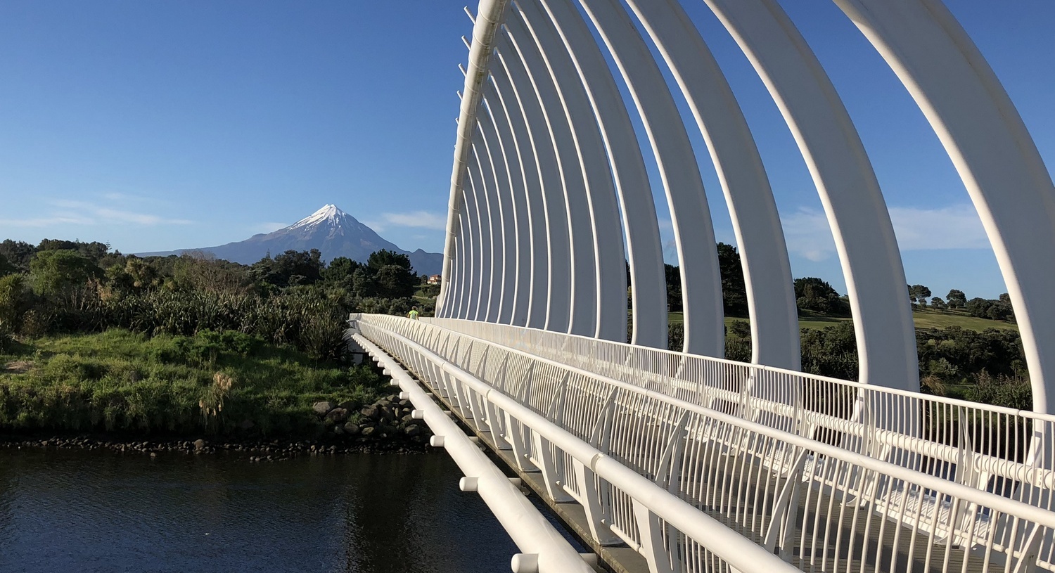 Looking towards Mount Taranaki